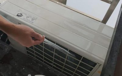 Cleaning Outdoor Condenser in SengKang