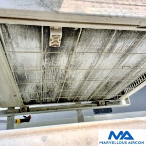 Chemical Wash Outdoor Condenser in Bedok