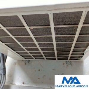 Cleaning Outdoor Condenser in Boon Lay