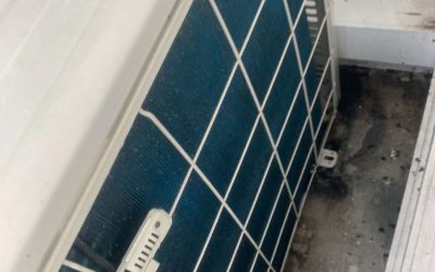 Cleaning Outdoor Condenser in Bedok