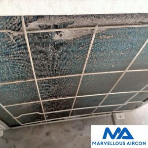 Cleaning Outdoor Condenser in Jurong