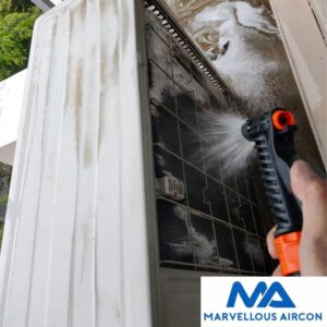 Cleaning Outdoor Condenser