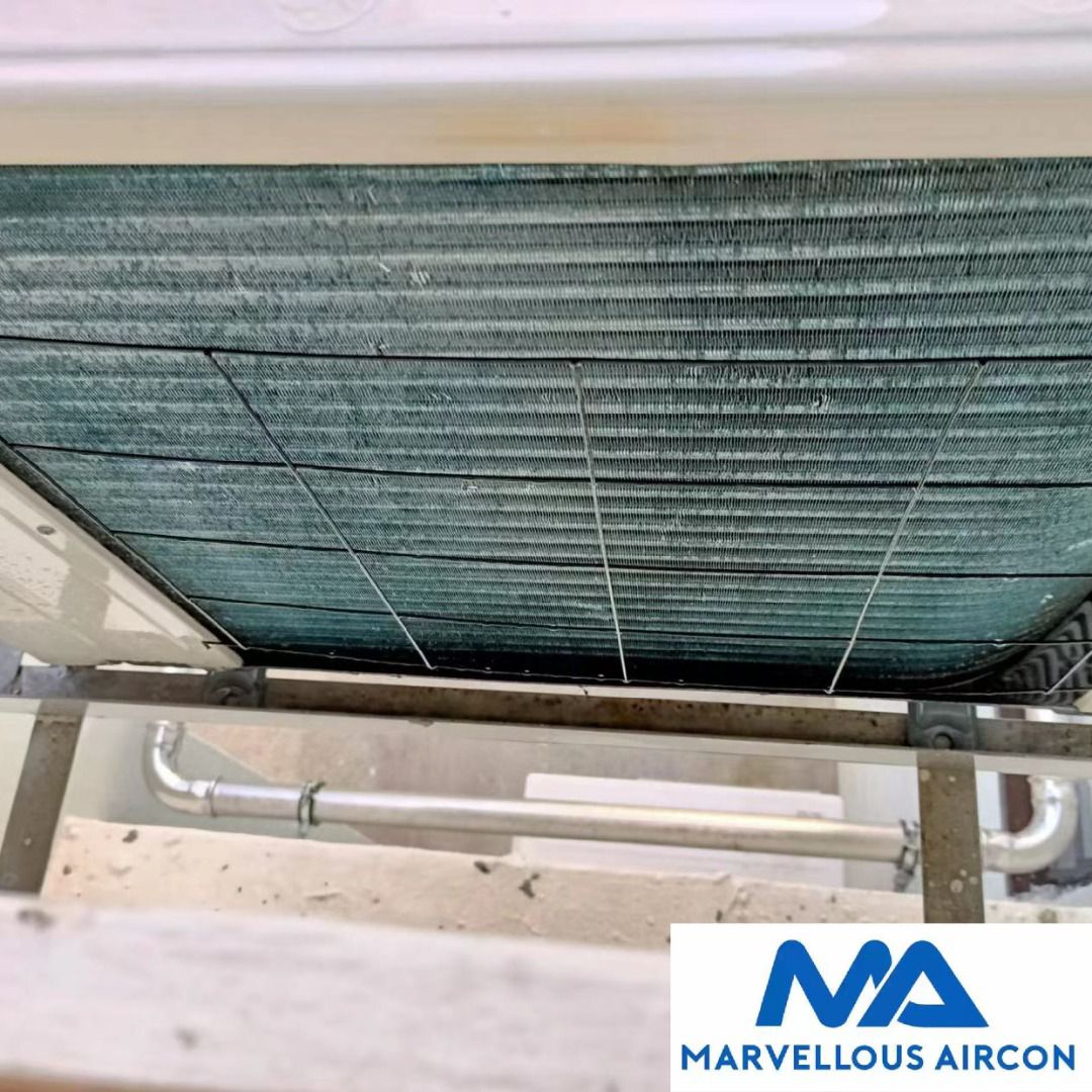 Chemical Wash Outdoor Condenser in Tampines