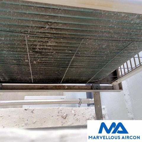 Chemical Wash Outdoor Condenser in Tampines - Marvellous Aircon ...