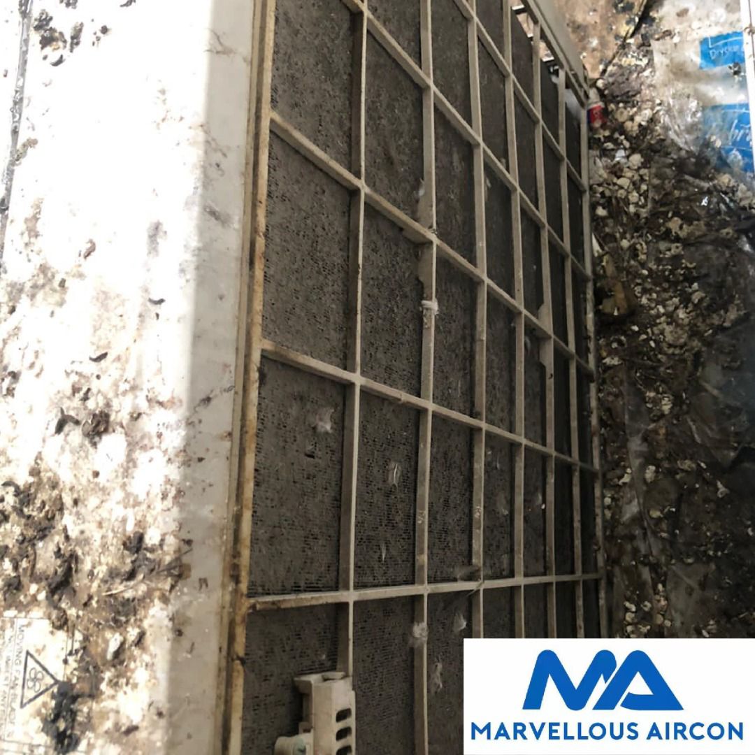 Chemical Wash Outdoor Condenser in Yishun