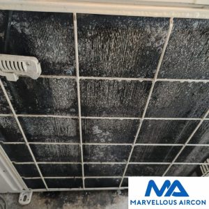 Cleaning Outdoor Condenser in Serangoon