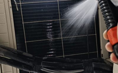 Cleaning Outdoor Condenser in Jurong