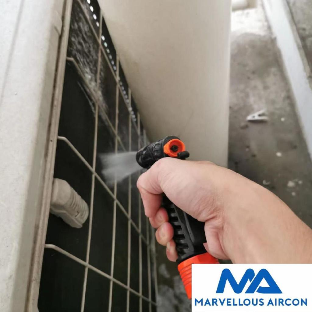 Cleaning Outdoor Condenser 
