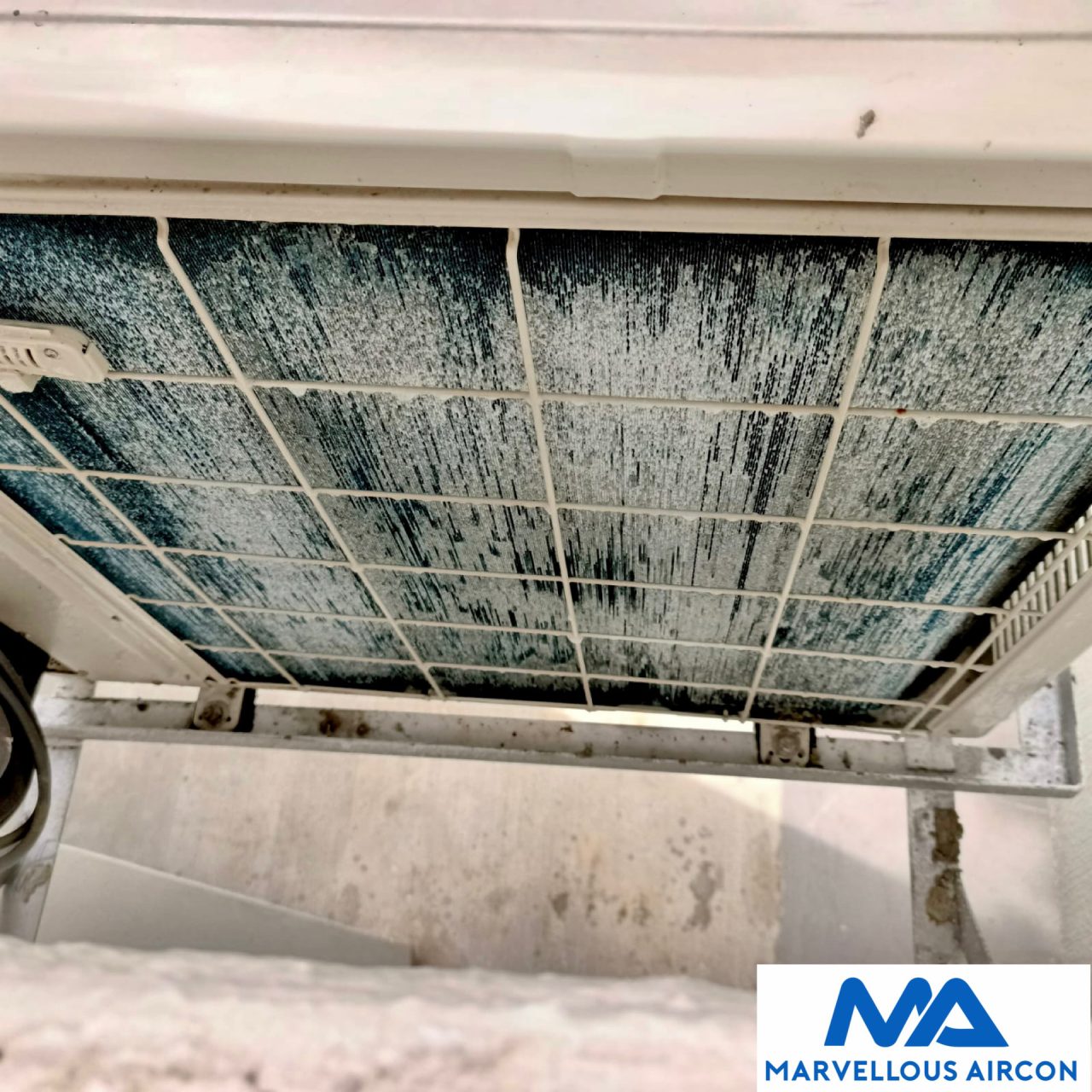 Chemical Wash Outdoor Condenser - Marvellous Aircon Servicing Singapore