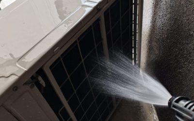 Cleaning Outdoor Condenser in SengKang