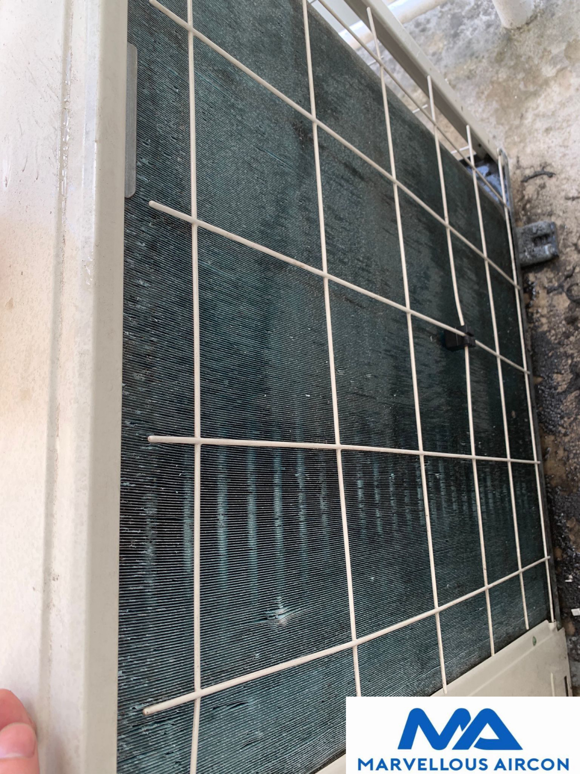 Cleaning Outdoor Condenser 